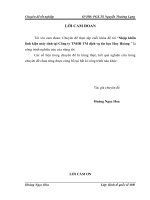 nhập khẩu linh kiện máy tính tại công ty tnhh tm dịch vụ tin học huy hoàng