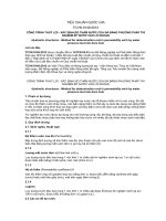 TIÊU CHUẨN QUỐC GIA TCVN 9149:2012 CÔNG TRÌNH THUỶ LỢI - XÁC ĐỊNH ĐỘ THẤM NƯỚC CỦA ĐÁ BẰNG PHƯƠNG PHÁP THÍ NGHIỆM ÉP NƯỚC VÀO LỖ KHOAN