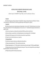 Điều chỉnh PPCT môn Âm nhạc