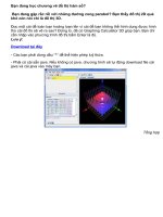 Graphing Calculator 3D vẽ đồ thị 3d