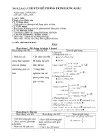 Giáo án tự chọn 11 (2 cột)