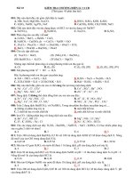 Kiểm tra chương điện li 11 CB