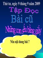 Tập đọc : Bài ca về trái đất