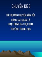 Tập huấn TTCM - p3