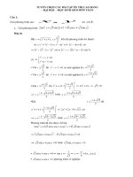 TUYỂN CHỌN CÁC BÀI tập ôn THI cđ đh HSG môn TOÁN