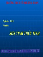 bai 3 son tinh - thuy tinh