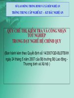 Quy che thi, kiem tra he trung cap nghe