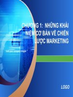 Chương 1. Tổng quan về chiến lược Marketing