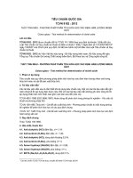 TIÊU CHUẨN QUỐC GIA TCVN 9182 : 2012 THỦY TINH MÀU - PHƯƠNG PHÁP PHÂN TÍCH HÓA HỌC XÁC ĐỊNH HÀM LƯỢNG NIKEN OXIT