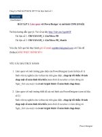 bài tập môn công cụ cung cấp thiết kế hệ thống