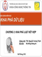 bài giảng khai phá dữ liệu