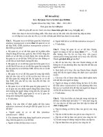 đề thi cuối kỳ hệ quản trị cơ sở dữ liệu học kỳ 2