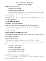 Tiến trình đề xuất dạy bài Cây con mọc lên từ hạt