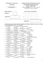 De Thi vong loai HSG QG 2010-2011- HAY