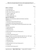 skkn một số trò chơi gây hứng thú cho học sinh trong tập luyện bóng rổ