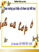 Bài tập LS 6 tiết 23