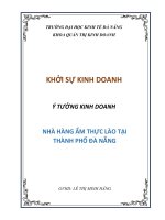 KHỞI SỰ KINH DOANH  Ý TƯỞNG KINH DOANH  Ổ KHÓA THÔNG MINH (CÓ KÈM THEO FILE TÀI CHÍNH)