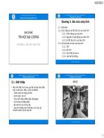 bài giảng tin học đại cương chương 2 - đh nông nghiệp hà nội