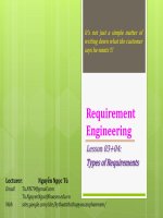 slike môn thu thập và phân tích yêu cầu nguyễn ngọc tú chương 3 kiểu yêu cầu thu thập yêu cầu