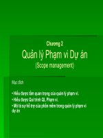 slike quản lý dự án phần mềm chương 1 quản lý phạm vi dự án
