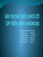 slike thuyết trình báo cáo môn trí tuê nhân tạo áp dụng thuật toán alpha - beta pruning để xây dựng trò chơi cờ úp trên android