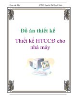 ĐỒ ÁN TỐT NGHỆP MẪU CUNG CẤP ĐIỆN ĐẠI HỌC