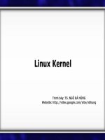 Linux kernel giáo trình