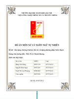 báo cáo đề tài  xây dựng chương trình lọc thư rác sử dụng phương pháp naïve bayes