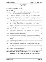 thực trạng sản xuất và giải pháp mở rộng thị trường tiêu thụ sản phẩm tại công ty cổ phần công nghiệp ô tô – vinacomin