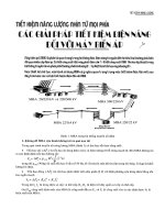 ĐỀ TÀI NGHIÊN CỨU KHOA HỌC TIẾT KIỆM NĂNG LƯỢNG TOÀN DIỆN