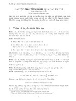 BT Giải tích hàm-Ôn thi cao học