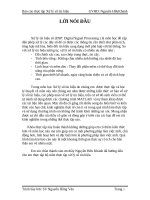 Báo cáo thực tập xử lý số tín hiệu (DSP: Digital Signal Processing )