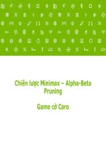 slike thuyết trình  báo cáo môn trí tuê nhân tạo áp dụng minmax và cắt tỉa alpha beta xây dựng trò chơi cờ caro trên ngôn ngữ java