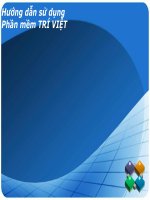 Phần mềm trí việt THCS