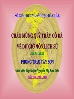 bài 25- phong trào Tây sơn