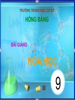 Hóa 9 -  Sự ăn mòn của kim loại