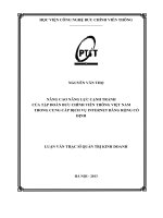 NÂNG CAO NĂNG LỰC CẠNH TRANH CỦA TẬP ĐOÀN BƯU CHÍNH VIỄN THÔNG VIỆT NAM TRONG CUNG CẤP DỊCH VỤ INTERNET BĂNG RỘNG CỐ ĐỊNH