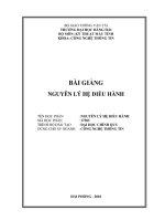 Nguyên lý hệ điều hành