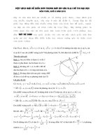 Cach giai khac de thi DH