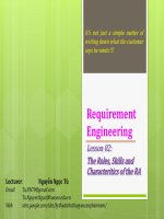 slike môn thu thập và phân tích yêu cầu nguyễn ngọc tú chương 2 vai trò và kỹ năng của người phân tích yêu cầu