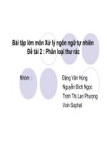 slike thuyết trình báo cáo đề tài  xây dựng chương trình lọc thư rác sử dụng phương pháp naïve bayes