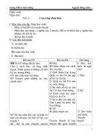 GIÁO ÁN NGỮ VĂN 6-NGUYỄN HỒNG TÂM