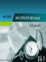 Đô-xtôi-ép-xki (trích)