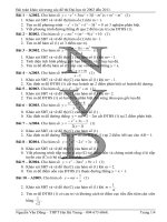 KSHS trong các đề thi đại học từ 2002 đến 2011