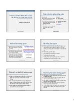 Hệ dựa tác tử và mở rộng AUML