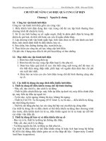tài liệu tốt nghiệp, thi đầu vào lao động NÂNG CAO HIỆU QUẢ TRUYỀN TẢI ĐIỆN NĂNG