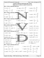Bài tập PTLG trọn bộ
