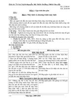 Giáo án tin 8 chuẩn