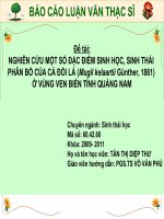 Đặc điểm sinh học của cá