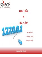 slide bài giảng - thi công mạng - sơ cấpbai 2 bài 2 giao thức và địa chỉ ip
